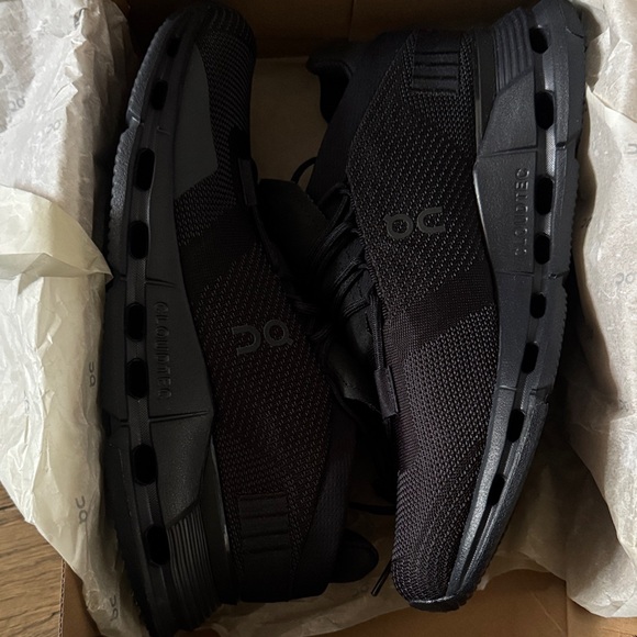 On Running Men's Black Athletic Shoes - Picture 1 of 6